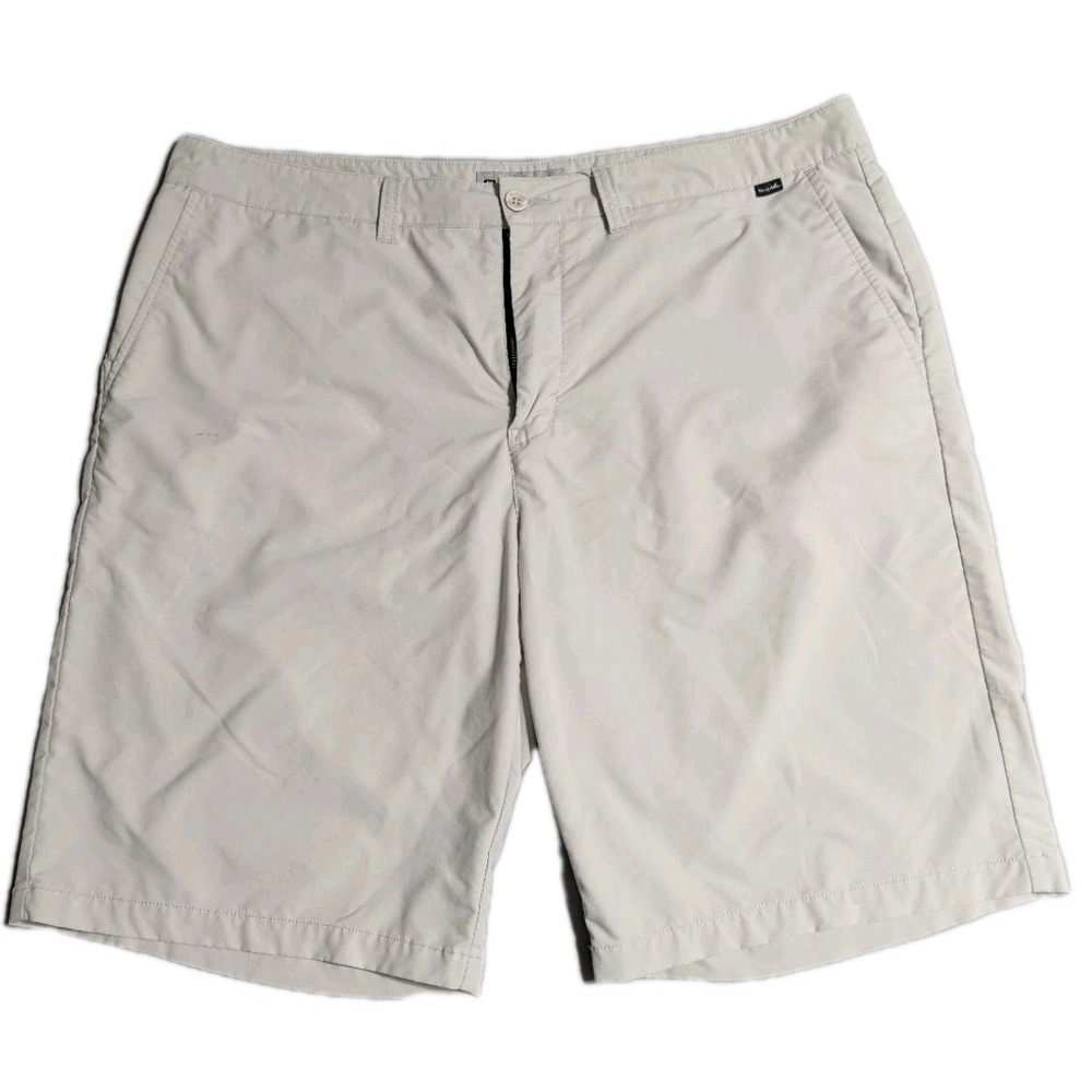 Travis Mathew Shorts Mens 40 Gray Performance Golf 10" Stretch Casual Chino